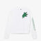 Women's Holiday Loose Fit Oversized Print And Branded Sweatshirt lacoste women s holiday loose fit oversized print and branded sweatshirt
