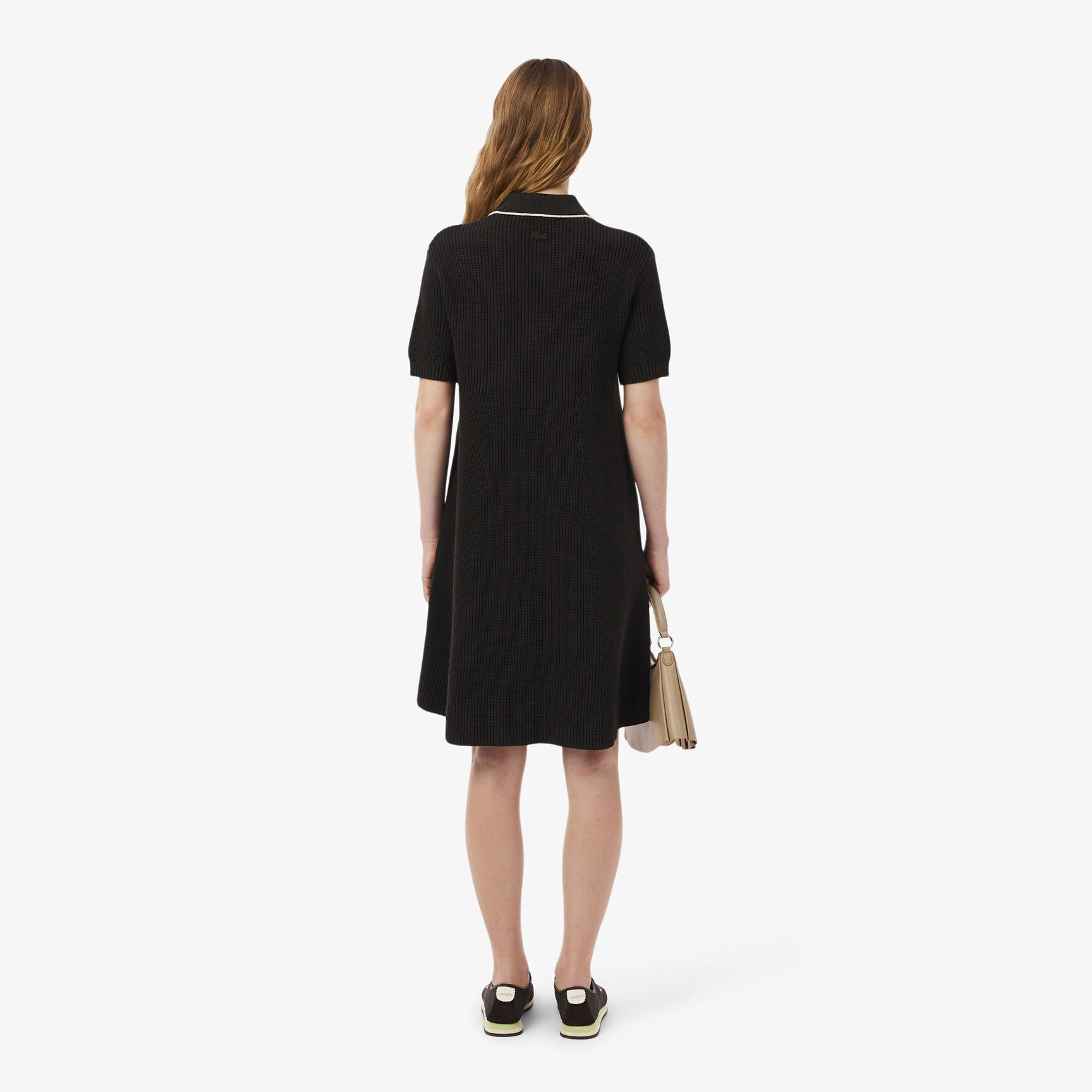 Badge Accent Cotton Polo Dress - EF9853-00-3LA