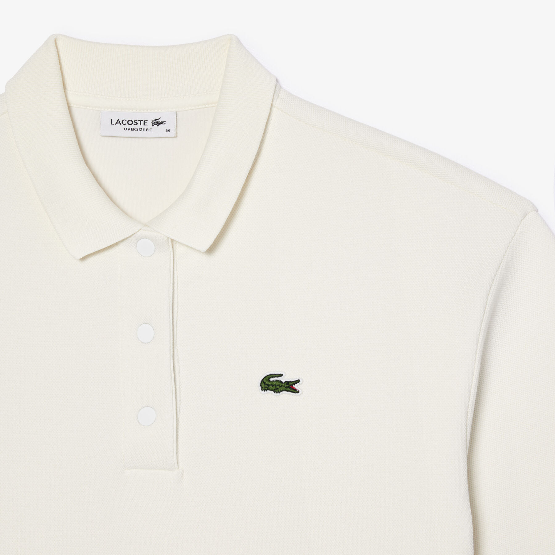 Double Sided Cotton Pique Oversized Polo Shirt - PF1660-00-70V