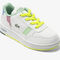 infants  lacoste t clip synthetic colour pop trainers