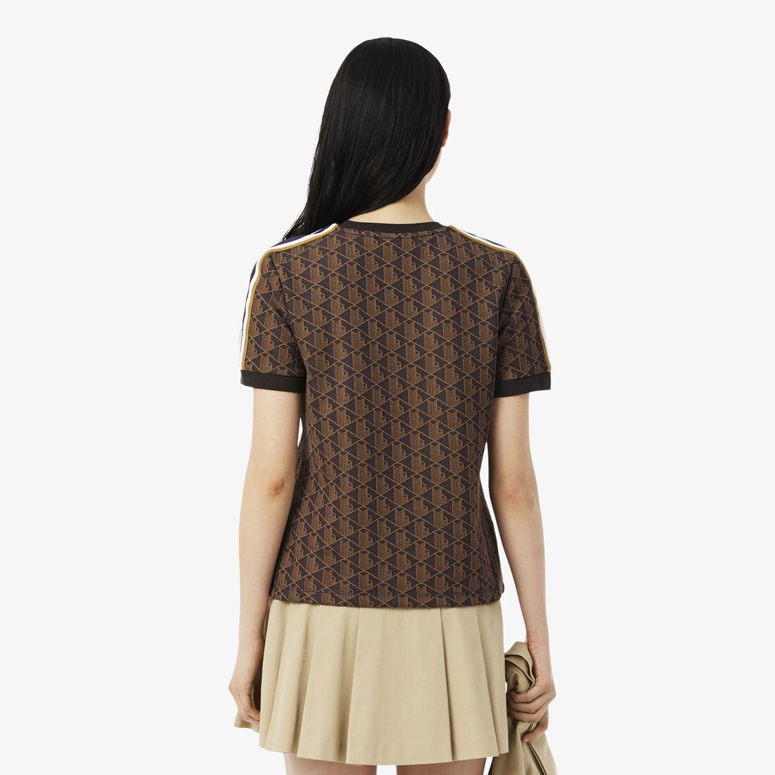 Slim Fit Monogram Jacquard T-shirt Slim Fit Monogram Jacquard T-shirt - TF3244-00-9I4