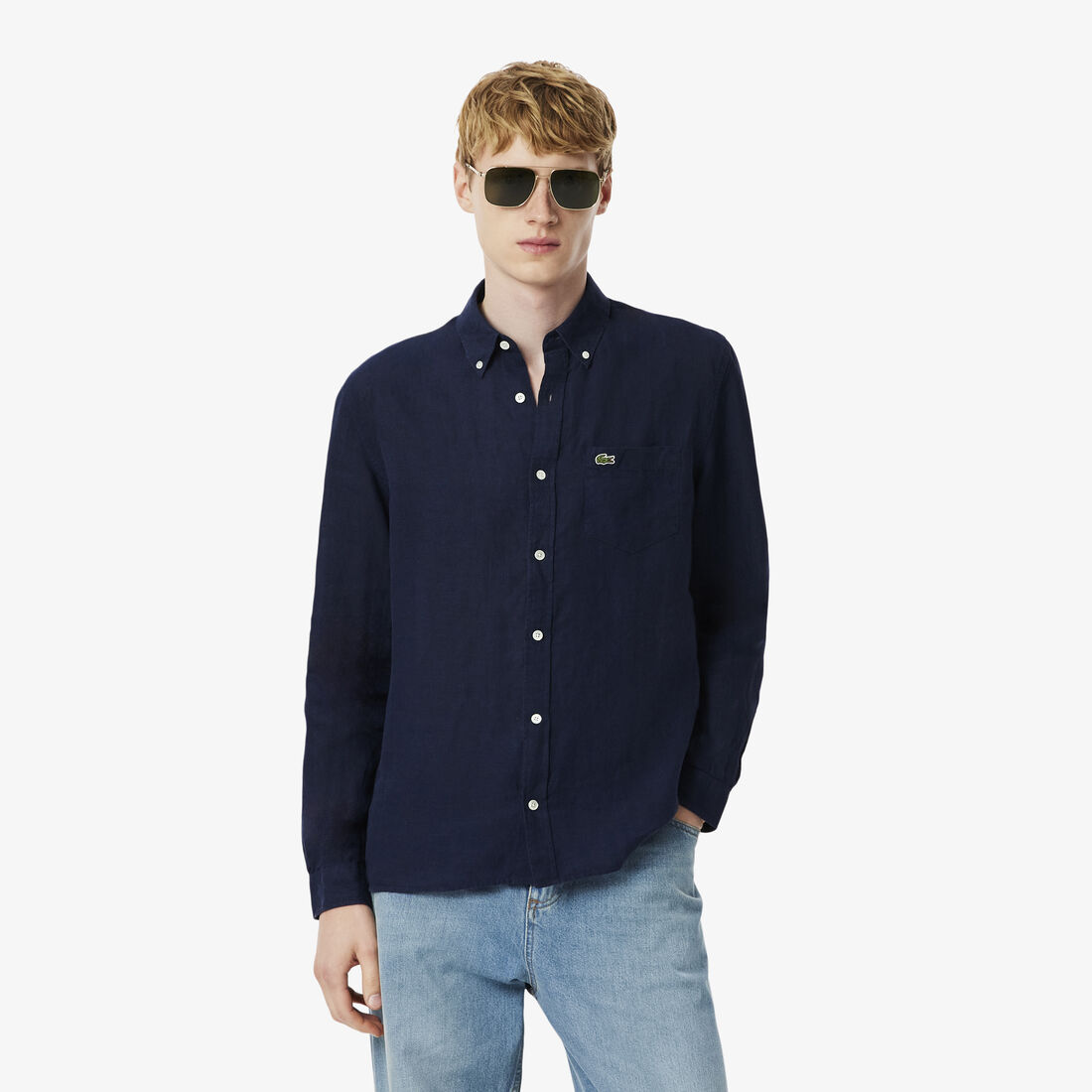 Men's Lacoste Linen Shirt - CH5692-00-166