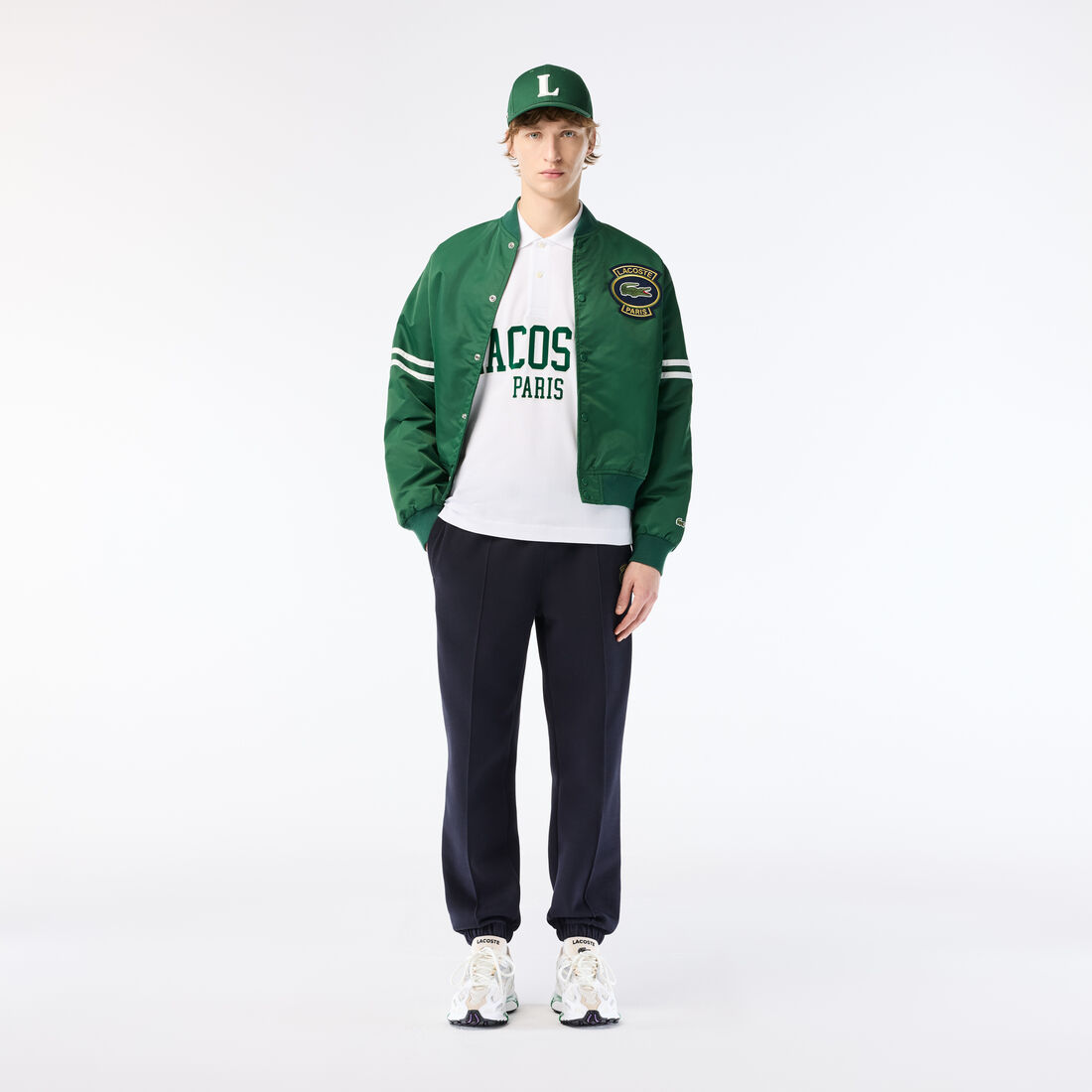 قميص بولو بيكيه L.12.12 أصلي من لاكوست Original L.12.12 Lacoste Flocked Pique Polo Shirt - PH7419-00-001