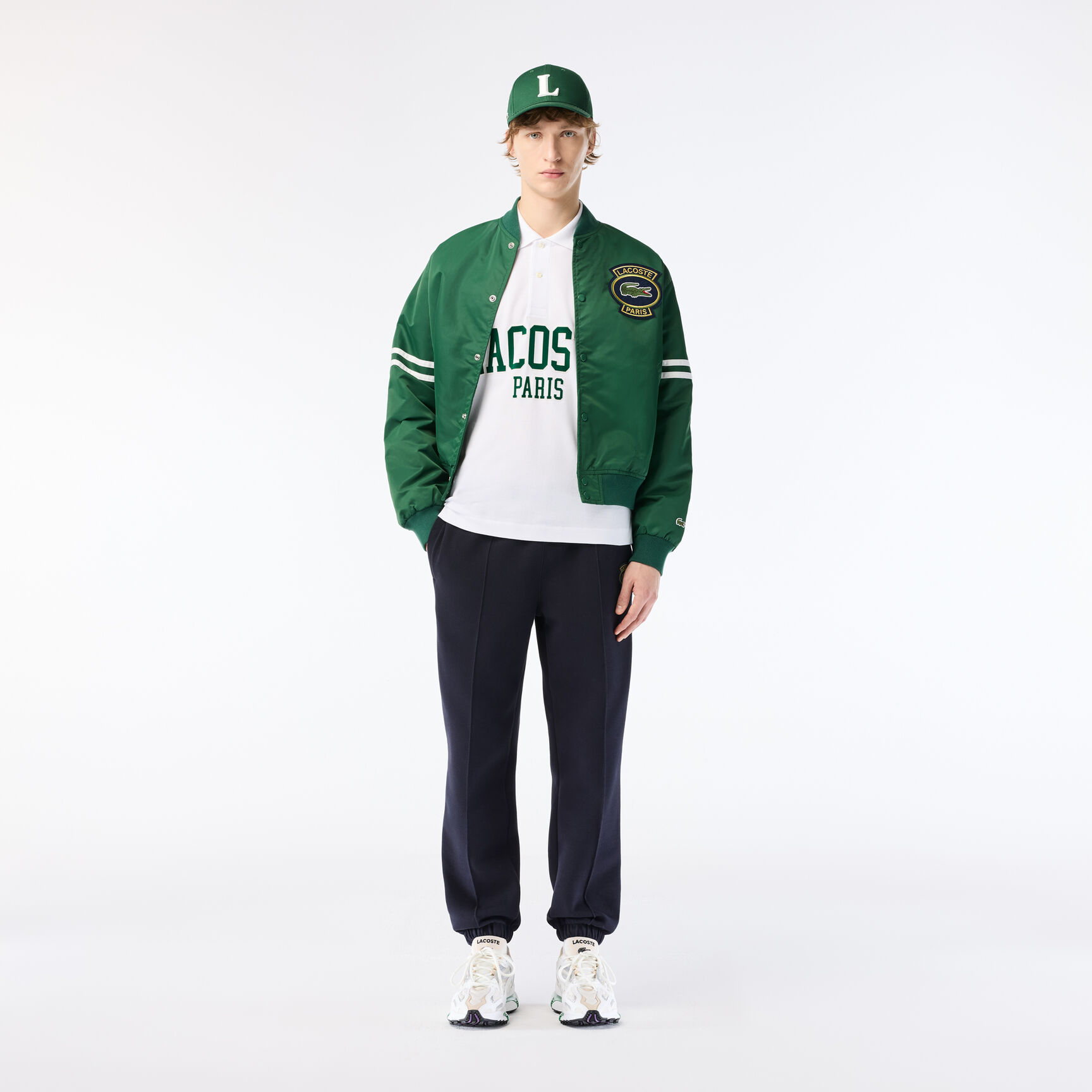 قميص بولو بيكيه L.12.12 أصلي من لاكوست Original L.12.12 Lacoste Flocked Pique Polo Shirt - PH7419-00-001