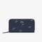 Zipped Croc Print Wallet لاكوست zipped croc print wallet