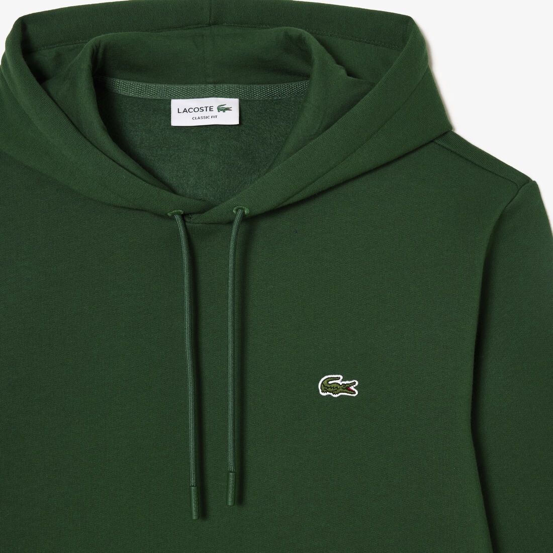 سويت شيرت لاكوست بغطاء رأس قطن عضوي للرجال Men's Lacoste Organic Cotton Hooded Jogger Sweatshirt - SH9623-00-132