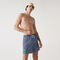 Men’s Mid-Length Gingham Check Cotton Blend Swimming Trunks lacoste men s mid length gingham check cotton blend swimming trunks