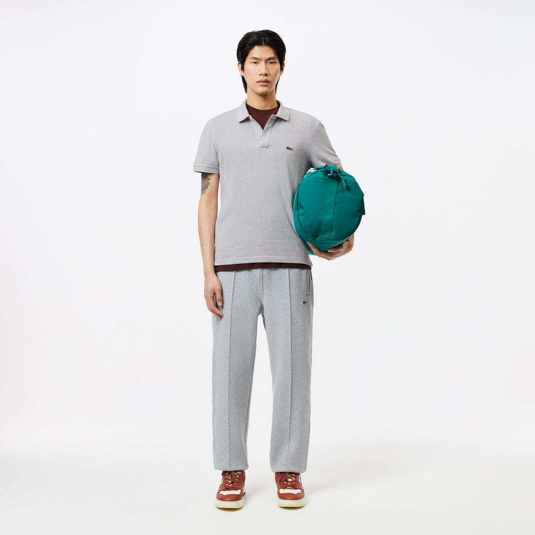 قميص بولو بيكيه بقصة ضيقة L.12.12 Original L.12.12 Slim Fit Polo Shirt - PH4012-00-CCA