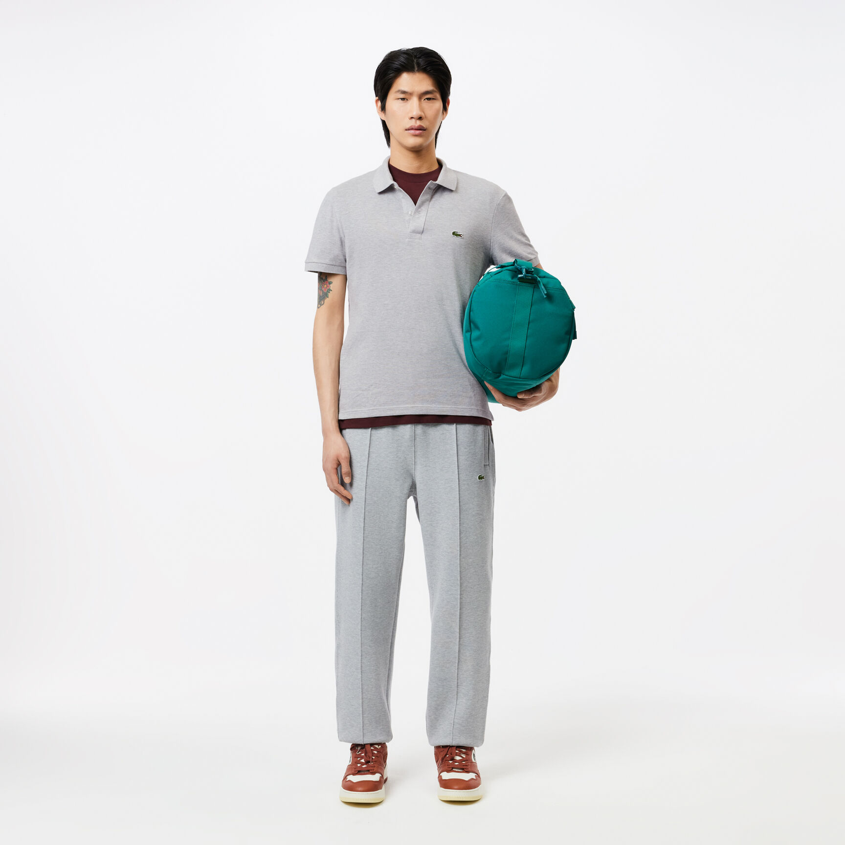 قميص بولو بيكيه بقصة ضيقة L.12.12 Original L.12.12 Slim Fit Polo Shirt - PH4012-00-CCA