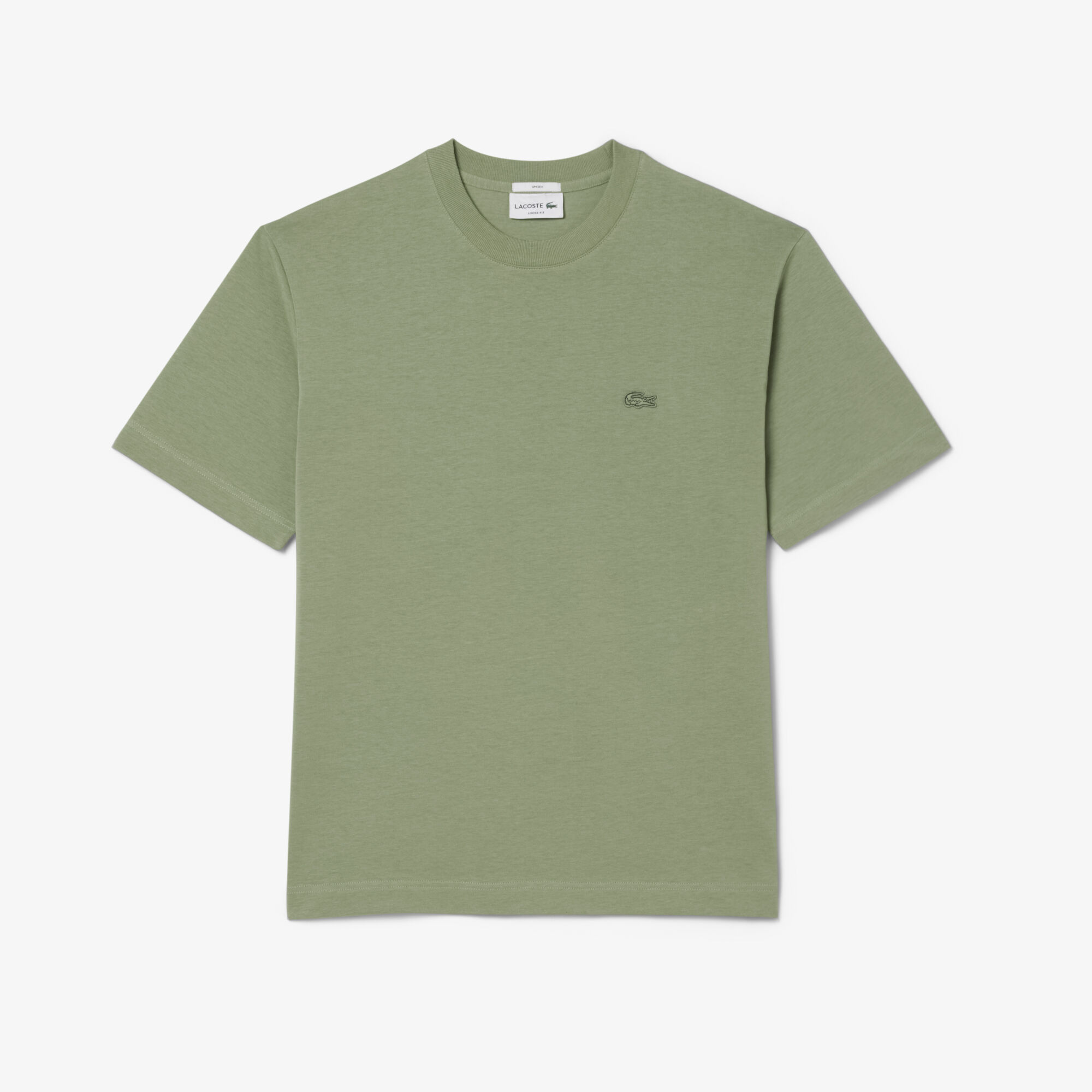 Loose Fit Heavy Jersey T-shirt, Green | LACOSTE UAE