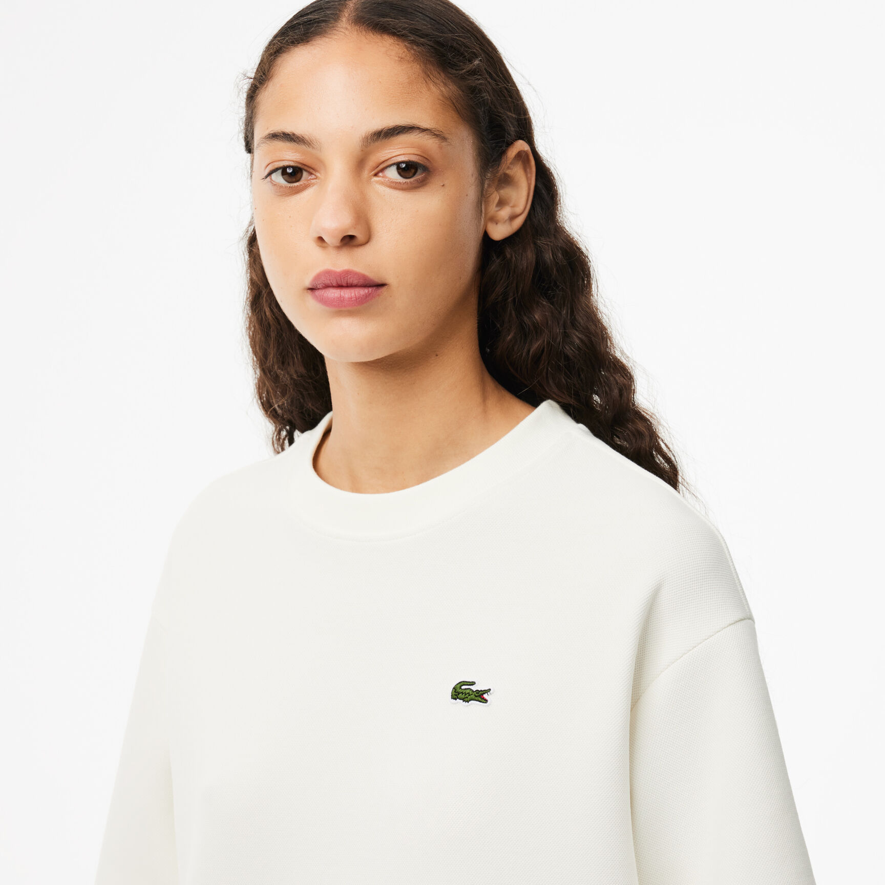 Oversized Double Face Pique T-shirt Oversized Double Face Pique T-shirt - TF7301-00-70V