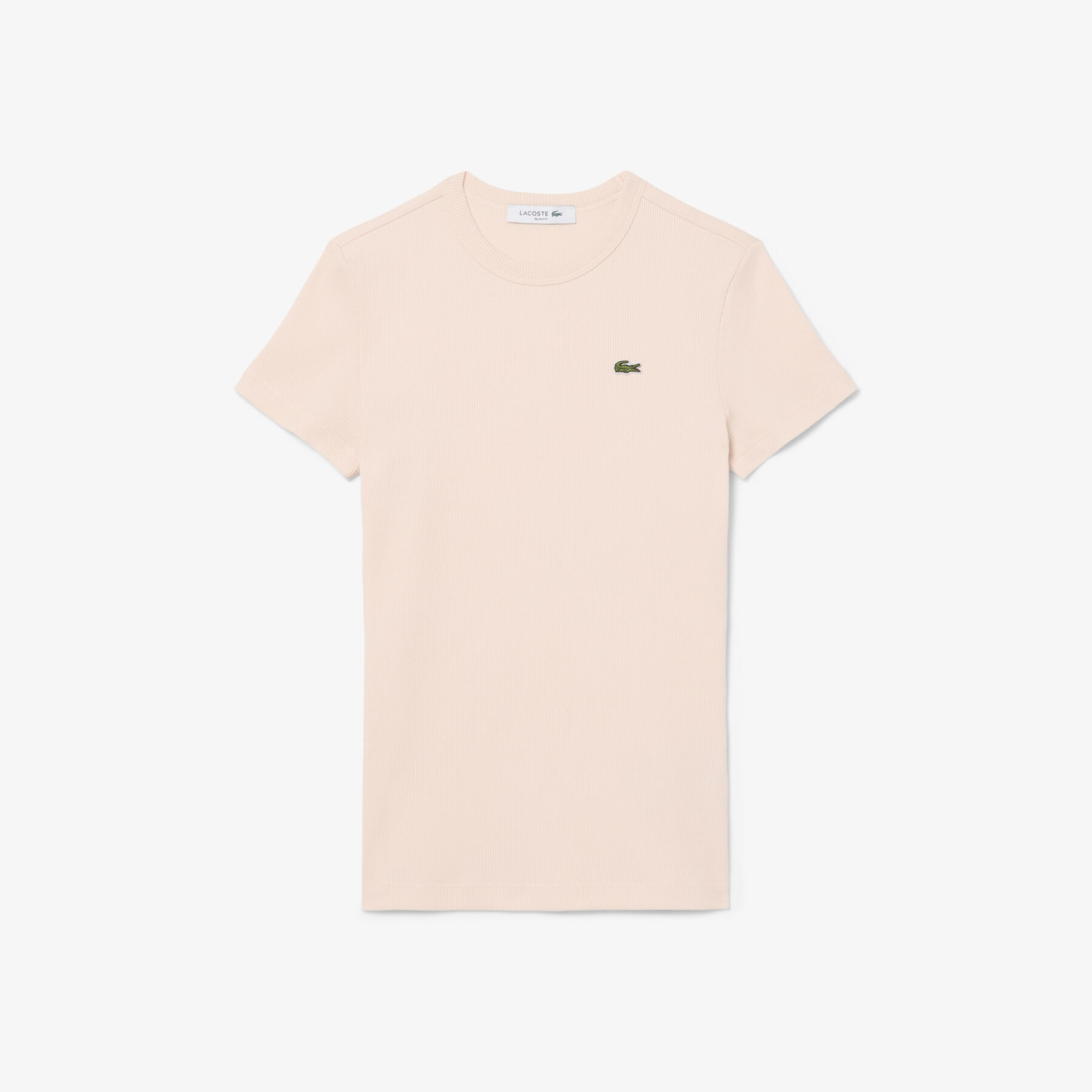 Slim Fit Ribbed Cotton T-shirt - TF5538-00-N6I
