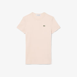 Slim Fit Ribbed Cotton T-shirt