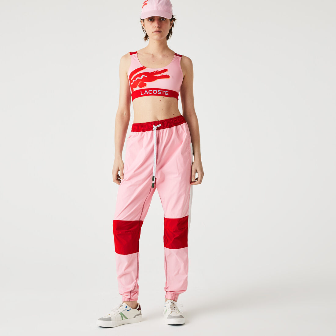 Women's Colour-block Tracksuit Style Trousers