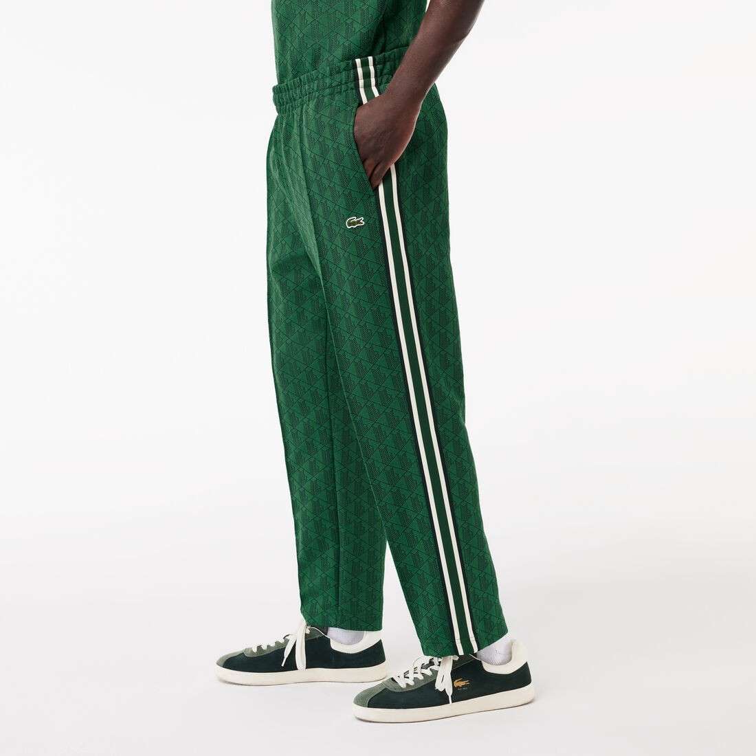 بنطال رياضي بطبعة باريس مونوغرام Paris Monogram Jacquard Track Pants - XH1440-00-QIJ
