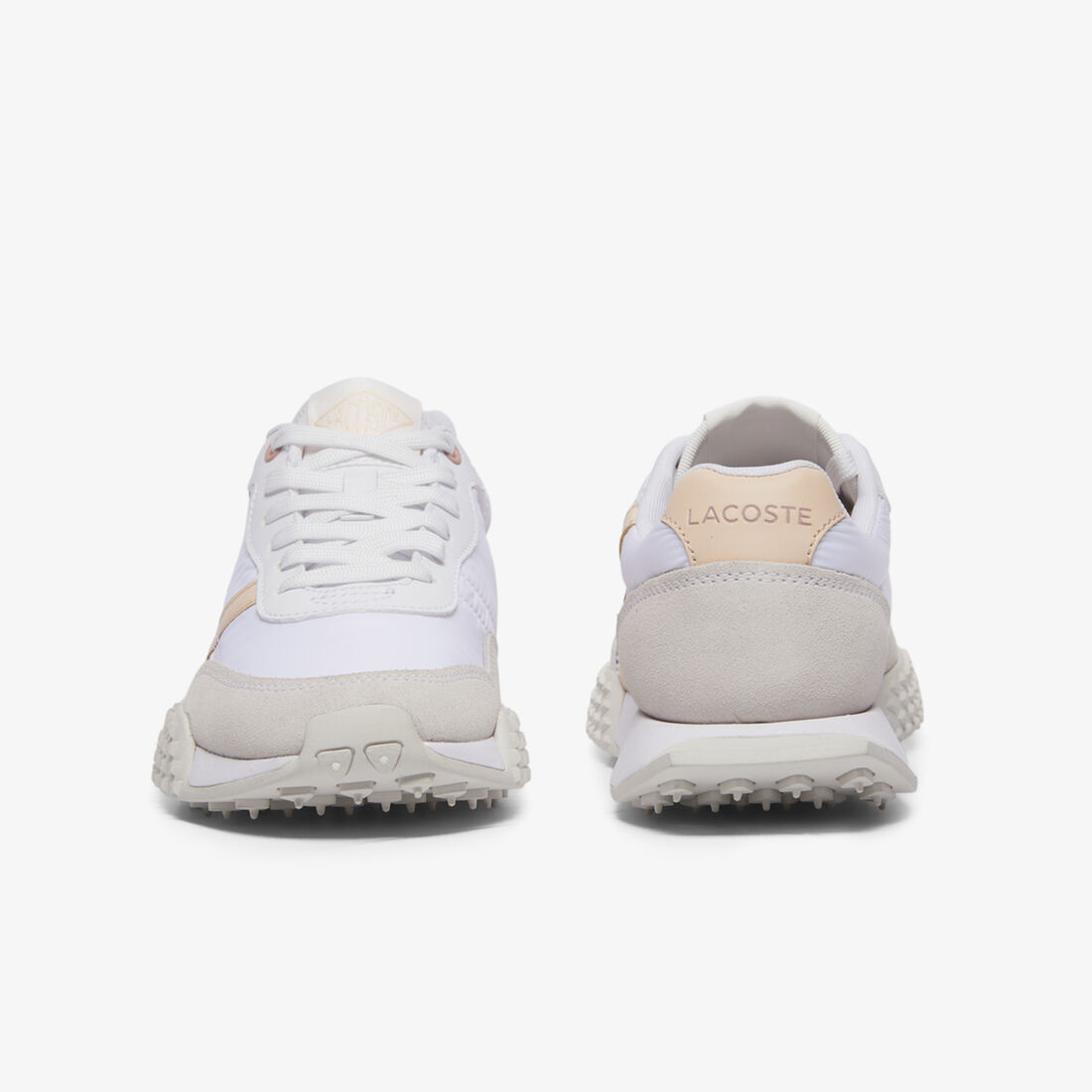 حذاء رياضي نسائي من الجلد L-Spin Evo Women's L-Spin Evo Leather Sneakers - 49SFA0113-1Y9