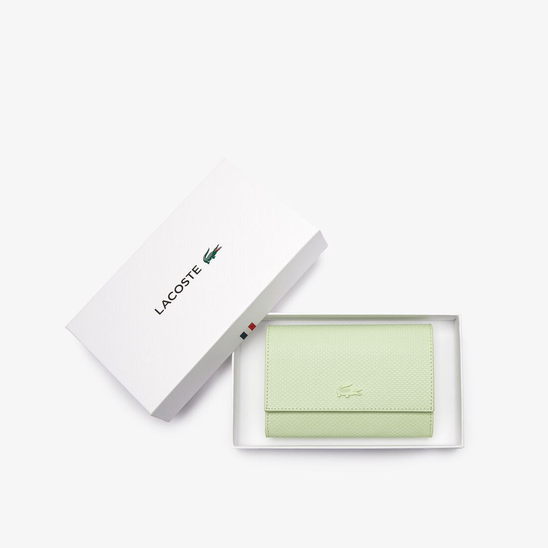 Women's Chantaco Matte Piqué Leather Snap Flap Wallet Women's Chantaco Matte Piqué Leather Snap Flap Wallet