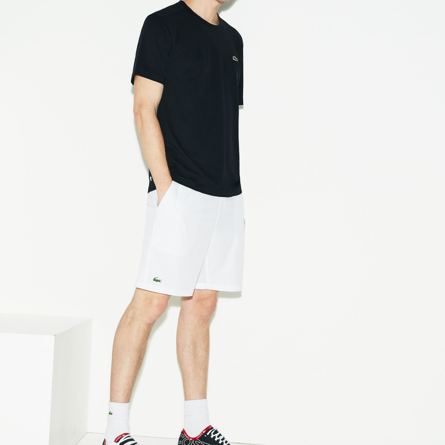 شورت تنس مرن مجموعة Lacoste SPORT للرجال لاكوست شورت تنس مرن مجموعة lacoste sport للرجال