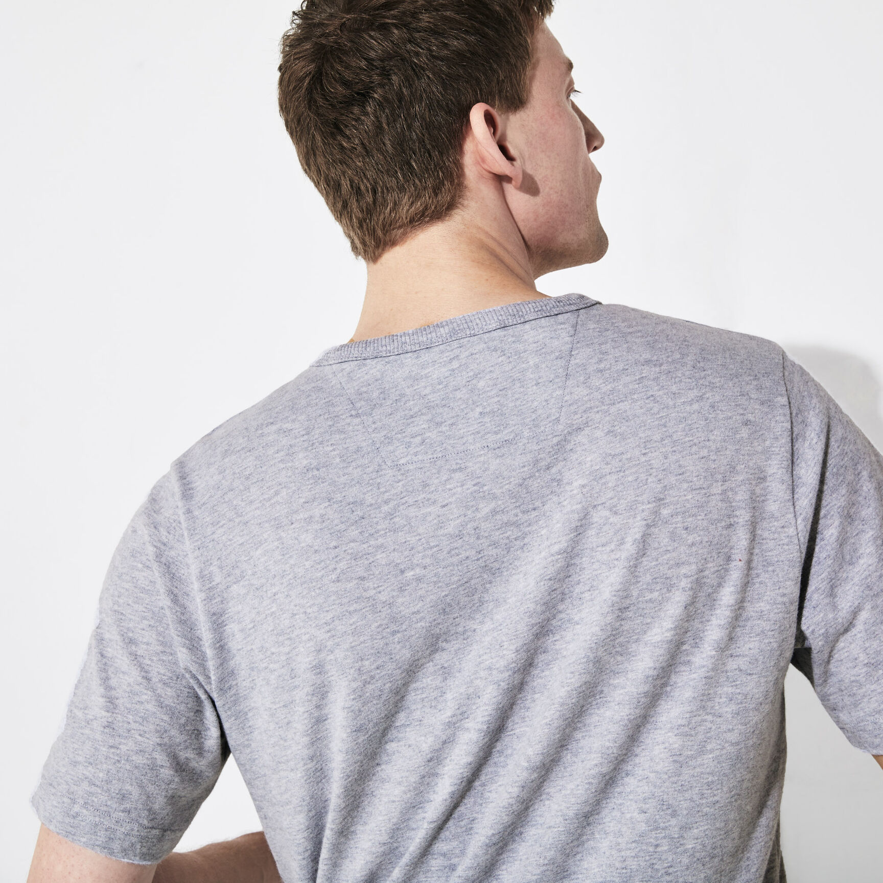 Men's Lacoste SPORT Reflective Crocodile Print Cotton T-shirt