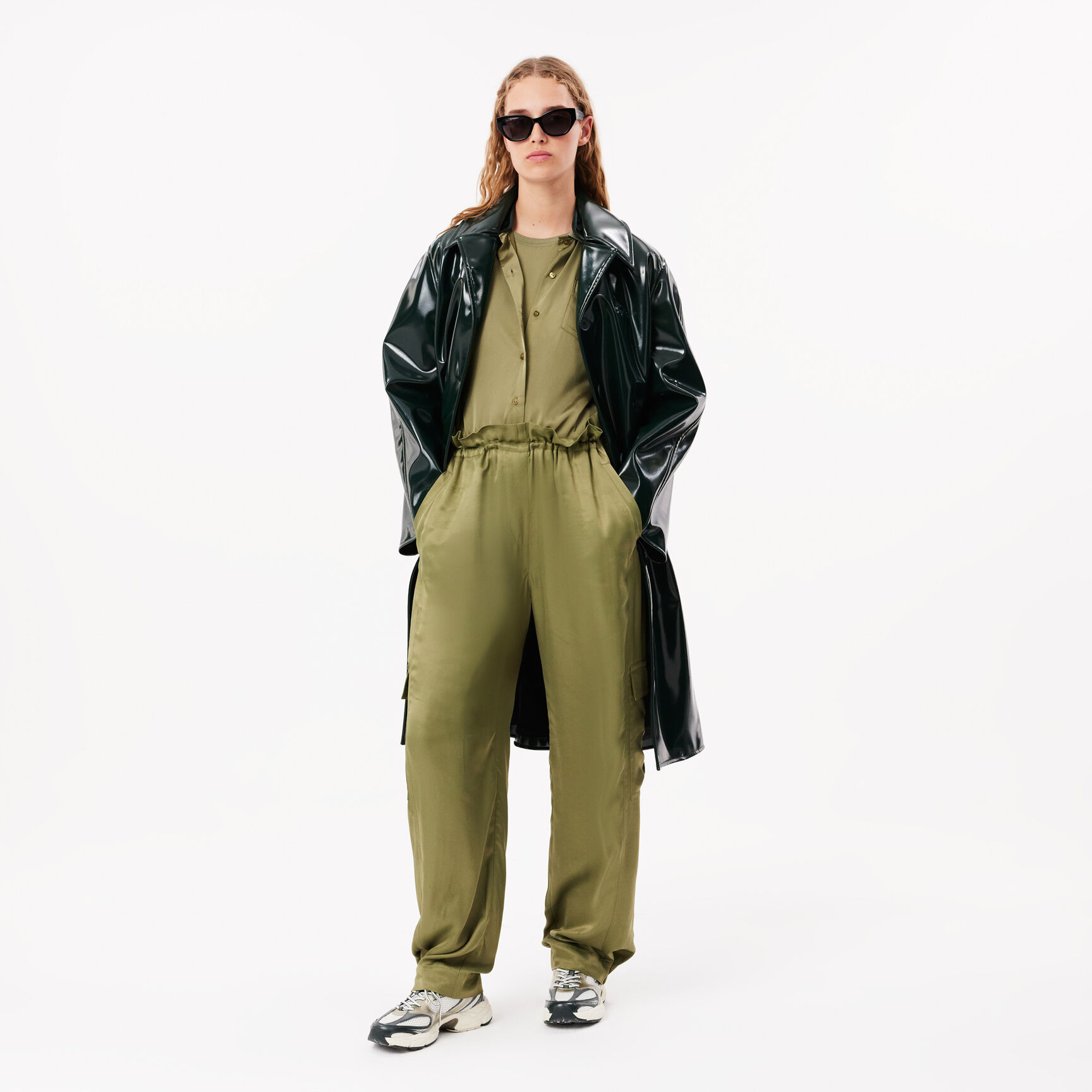 Fluid Ribbed Collar Shirt - CF3885-00-BMY