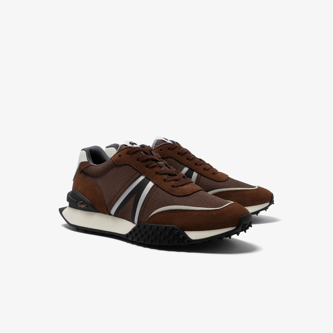 سنيكرز ال-سبين ديلوكس بلمسة معدنية للرجال Men's L-Spin Deluxe Metal Pop Trainers - 46SMA0098-1W7