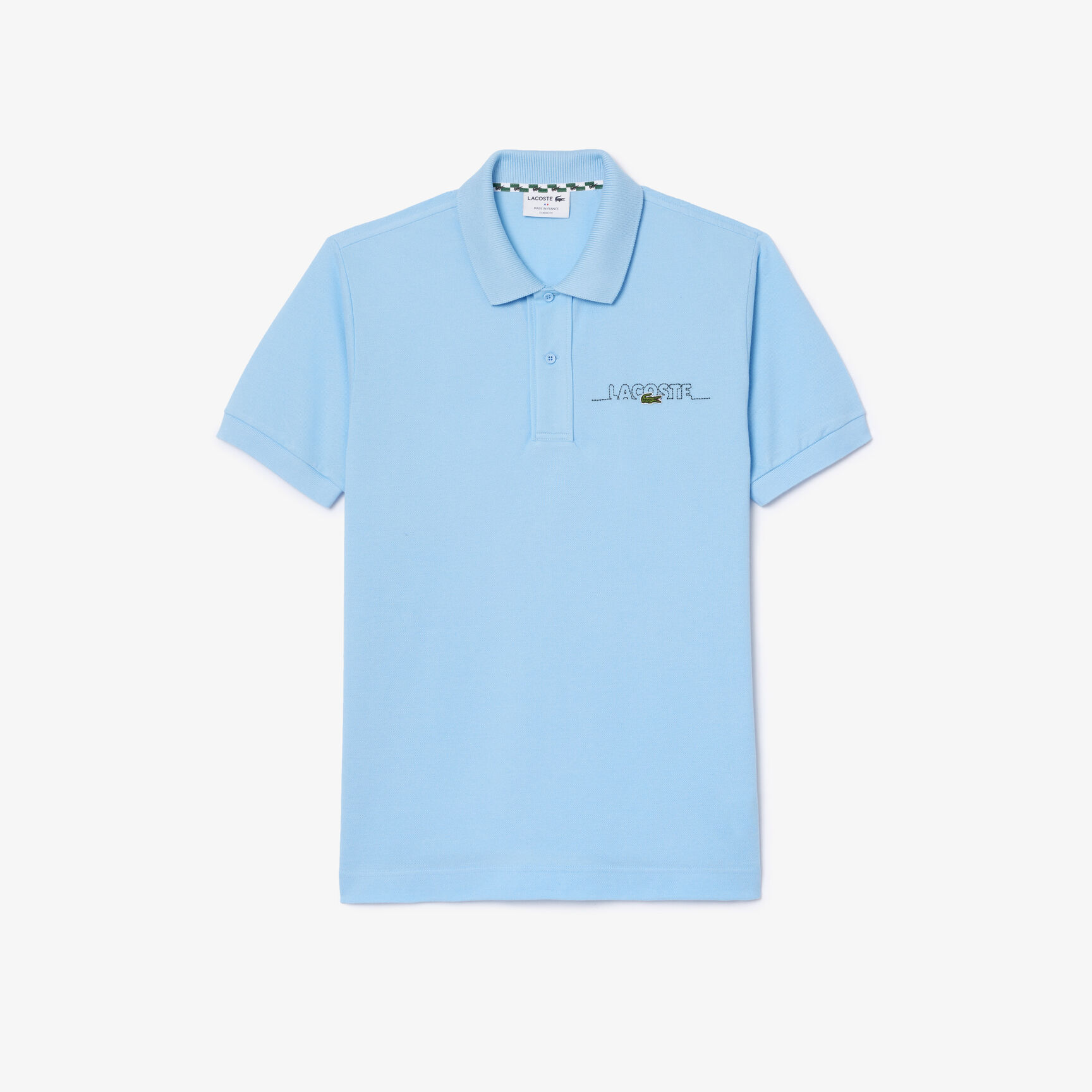 Original L.12.12 Lacoste wording French Made Polo Shirt Shirt Original L.12.12 Lacoste wording French Made Polo Shirt Shirt - PH6006-00-HBP