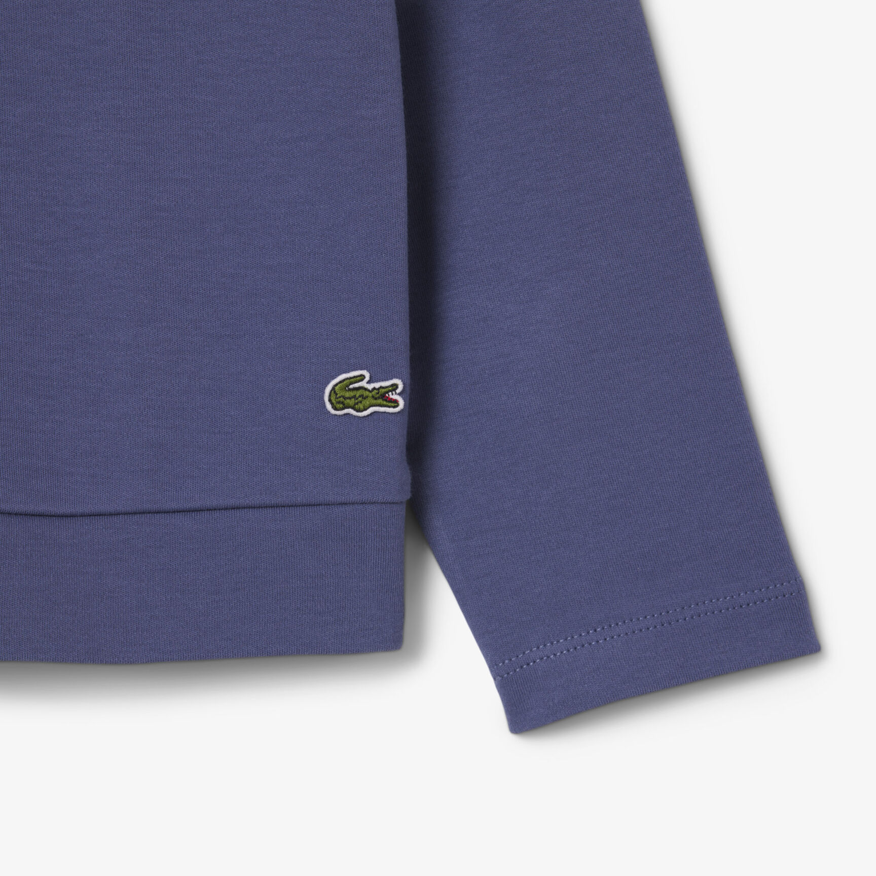 تي شيرت قطني بأكمام طويلة وبشعار الماركة Long Sleeved Branded Cotton T-shirt - TJ8450-00-I1M