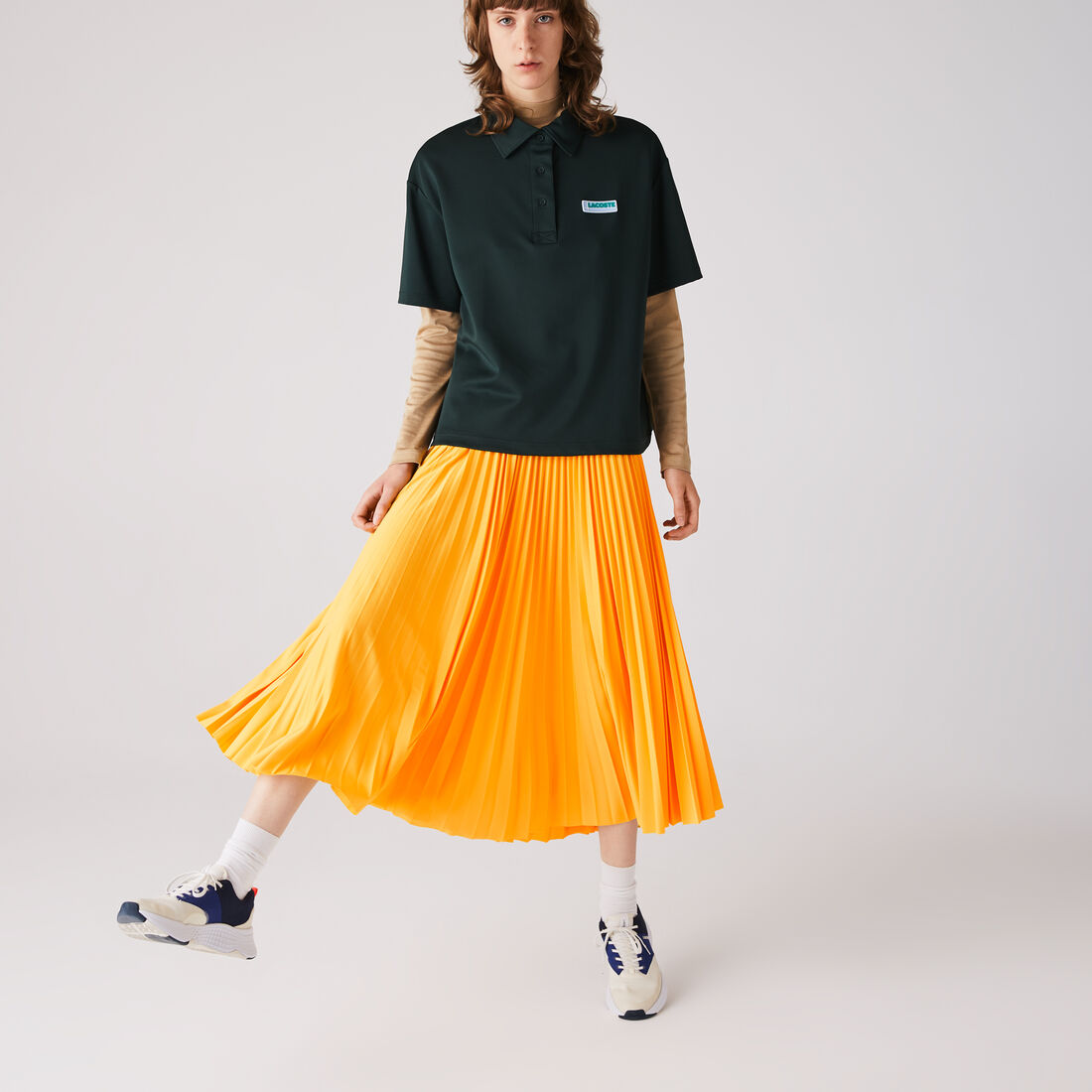 Women's Branded Elasticised Pleated Skirt Women's Branded Elasticised Pleated Skirt