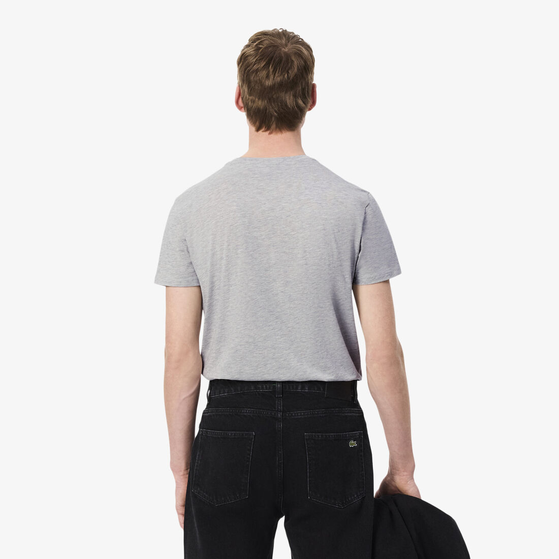 Lightweight Cotton Pima V Neck T-shirt Men's V-neck Pima Cotton Jersey T-shirt - TH6710-00-CCA