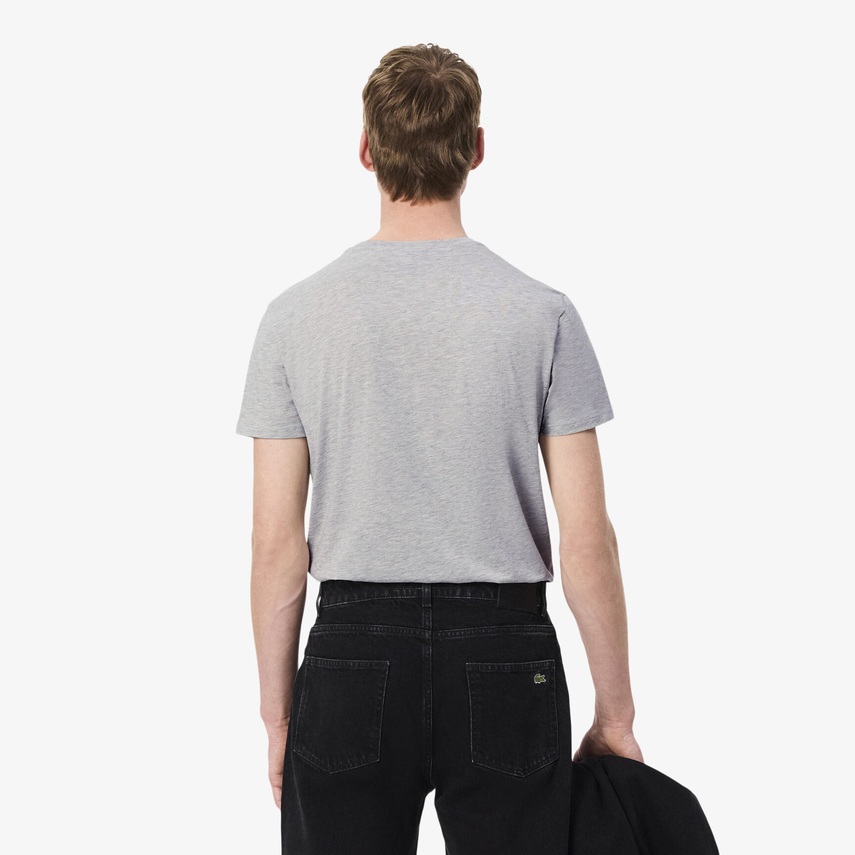 Lightweight Cotton Pima V Neck T-shirt Men's V-neck Pima Cotton Jersey T-shirt - TH6710-00-CCA