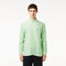 lacoste regular fit striped linen shirt