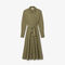 Polo Collar Belted Petit Pique Dress - EF5299-00-E9F