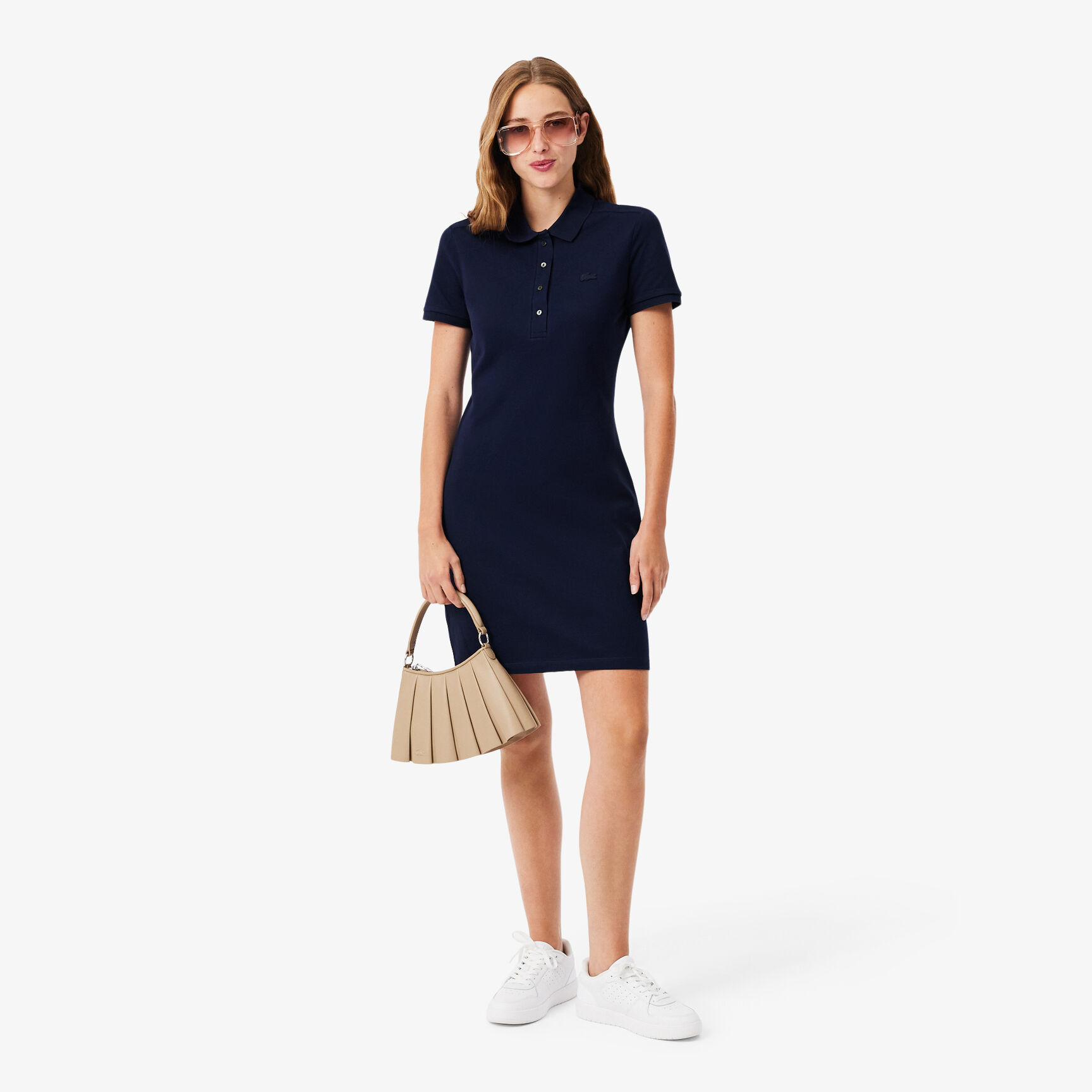 Slim Fit Stretch Petit Pique Polo Dress - EF5473-00-166