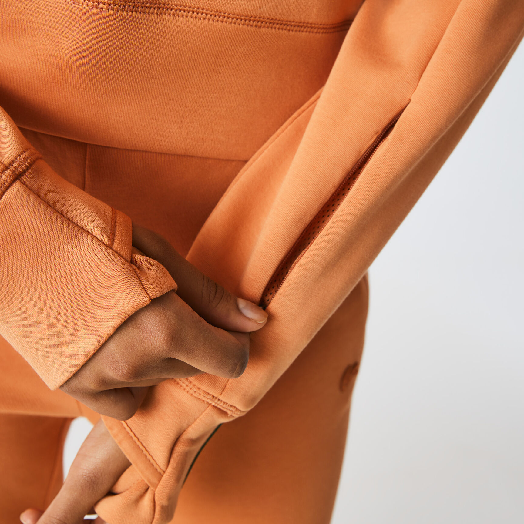 Short Cut Cotton Hoodie