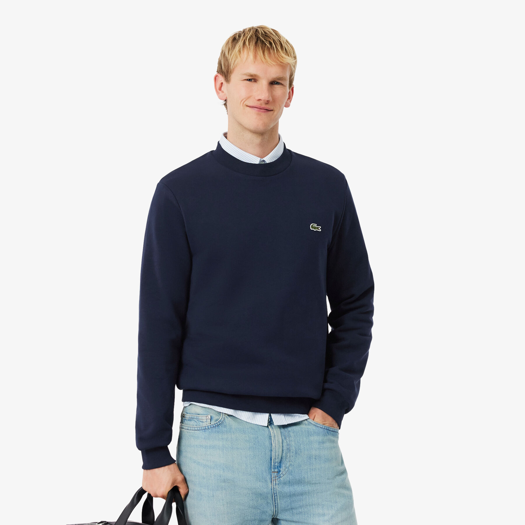 Classic Fit Fleece Sweatshirt Classic Fit Fleece Sweatshirt - SH9801-00-166