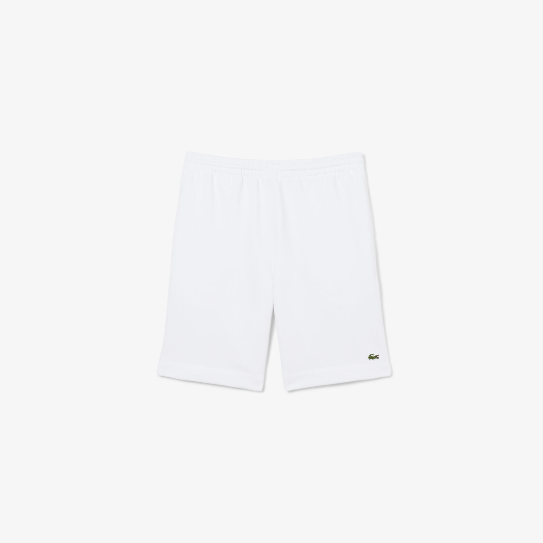 lacoste regular fit fleece shorts