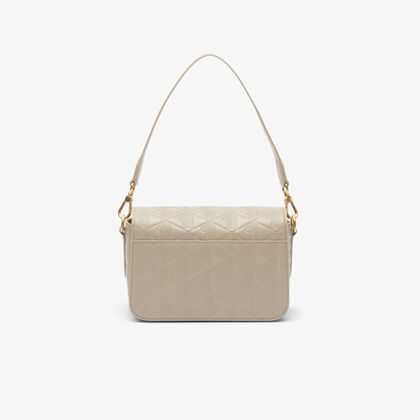 Maheki Embossed Leather Shoulder Bag