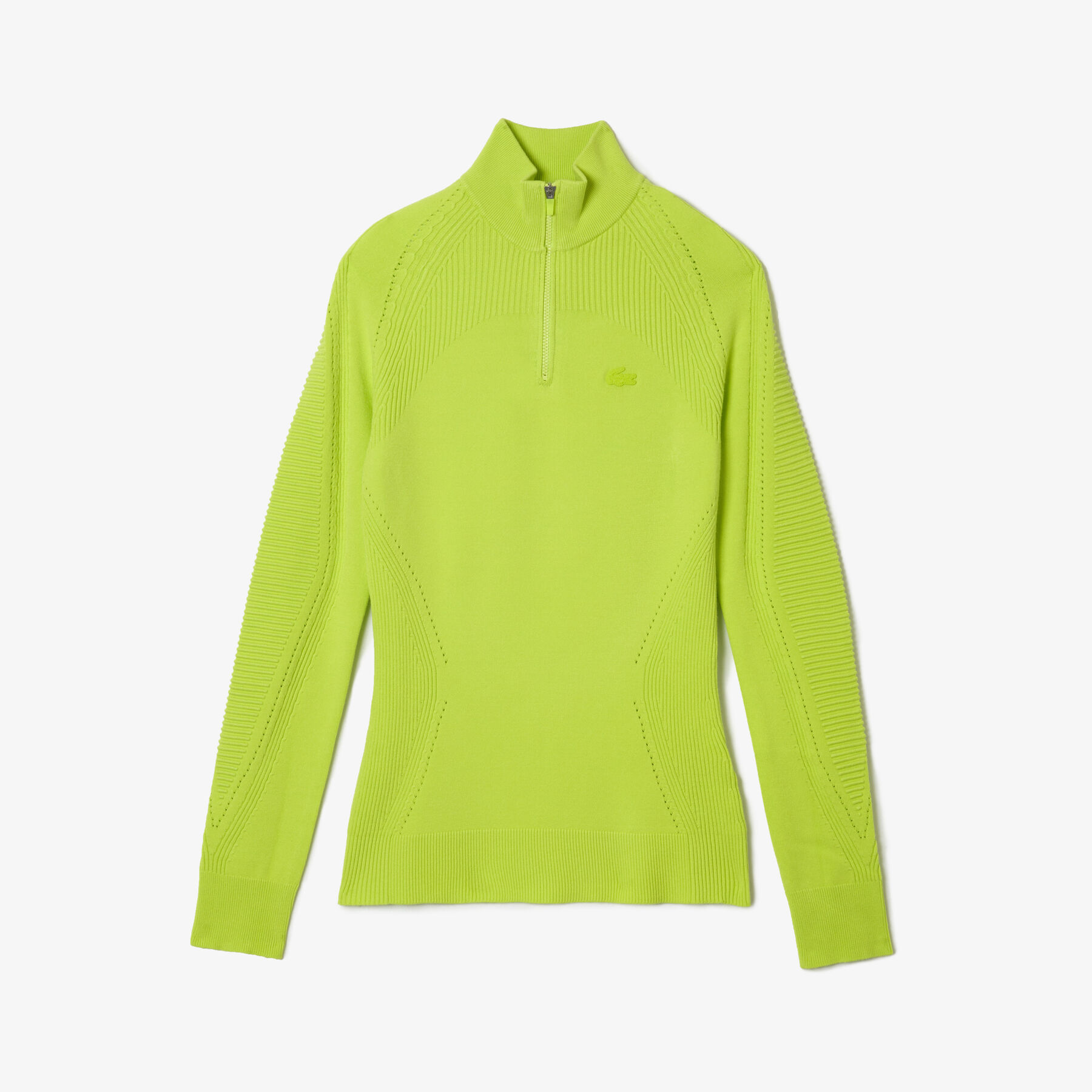 Women's Lacoste Zip Neck Wool Sweater women s lacoste zip neck wool sweater