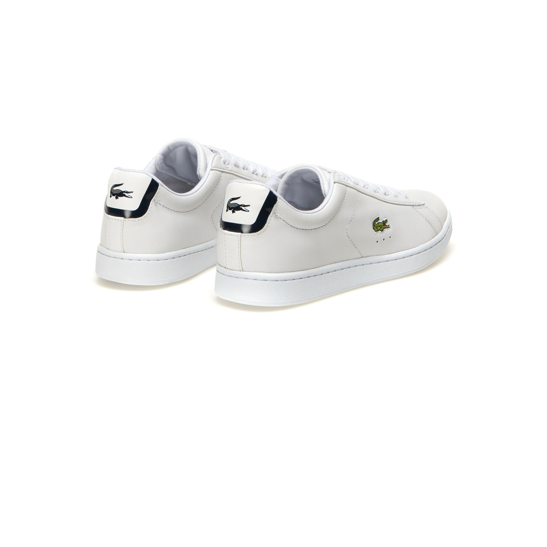 lacoste women s carnaby evo mesh lined leather trainers