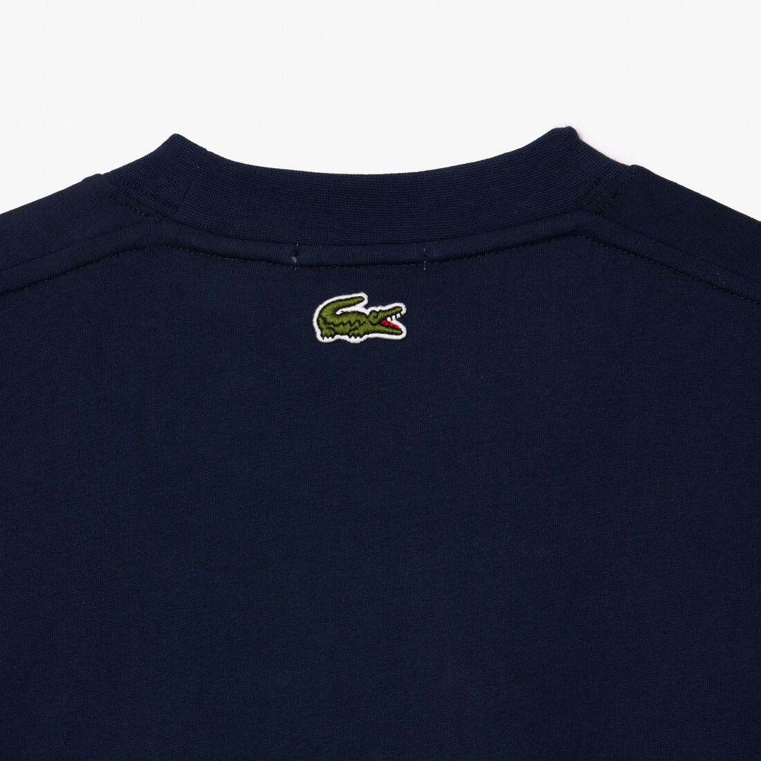 Signature Print Cotton T-shirt lacoste signature print cotton t shirt