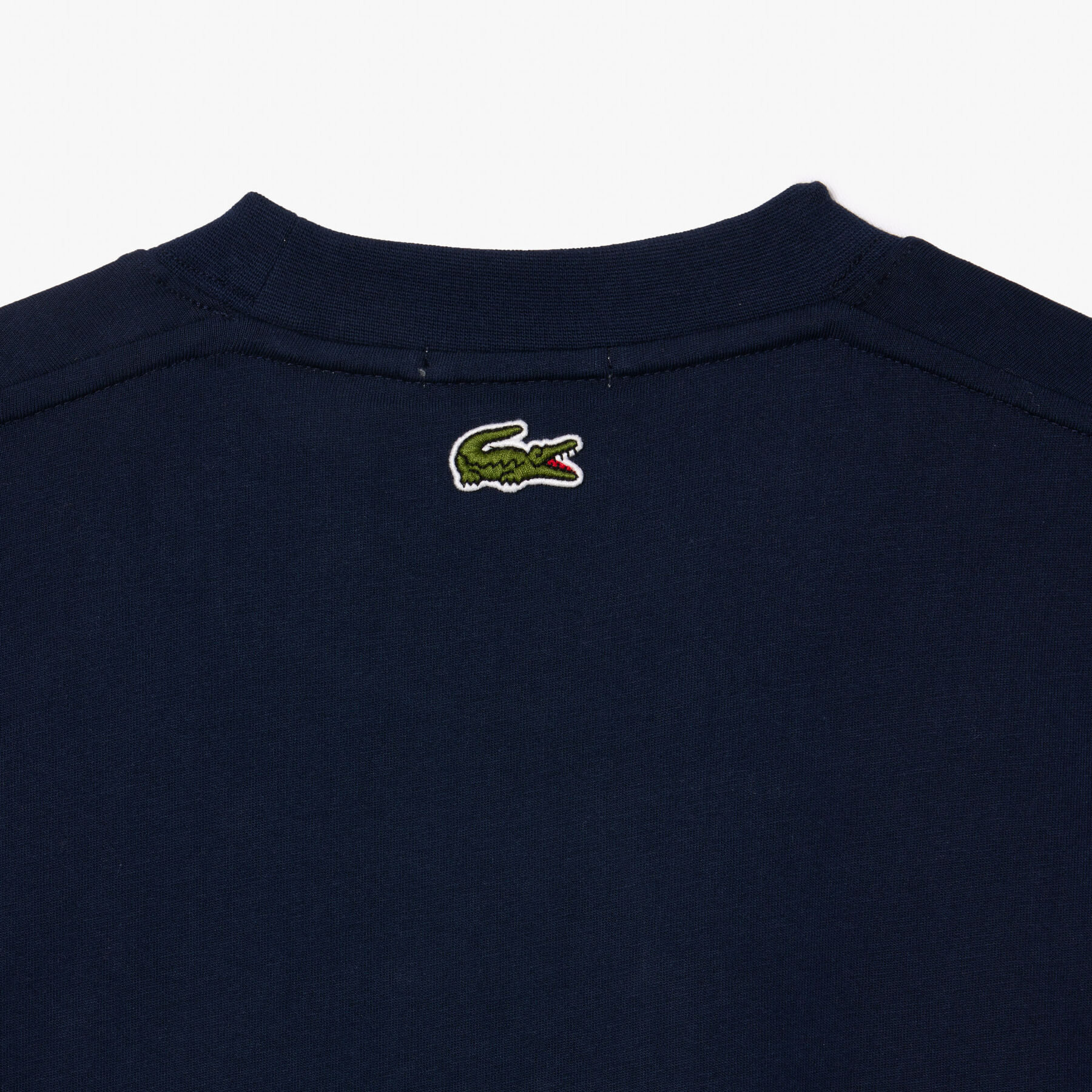 Signature Print Cotton T-shirt lacoste signature print cotton t shirt