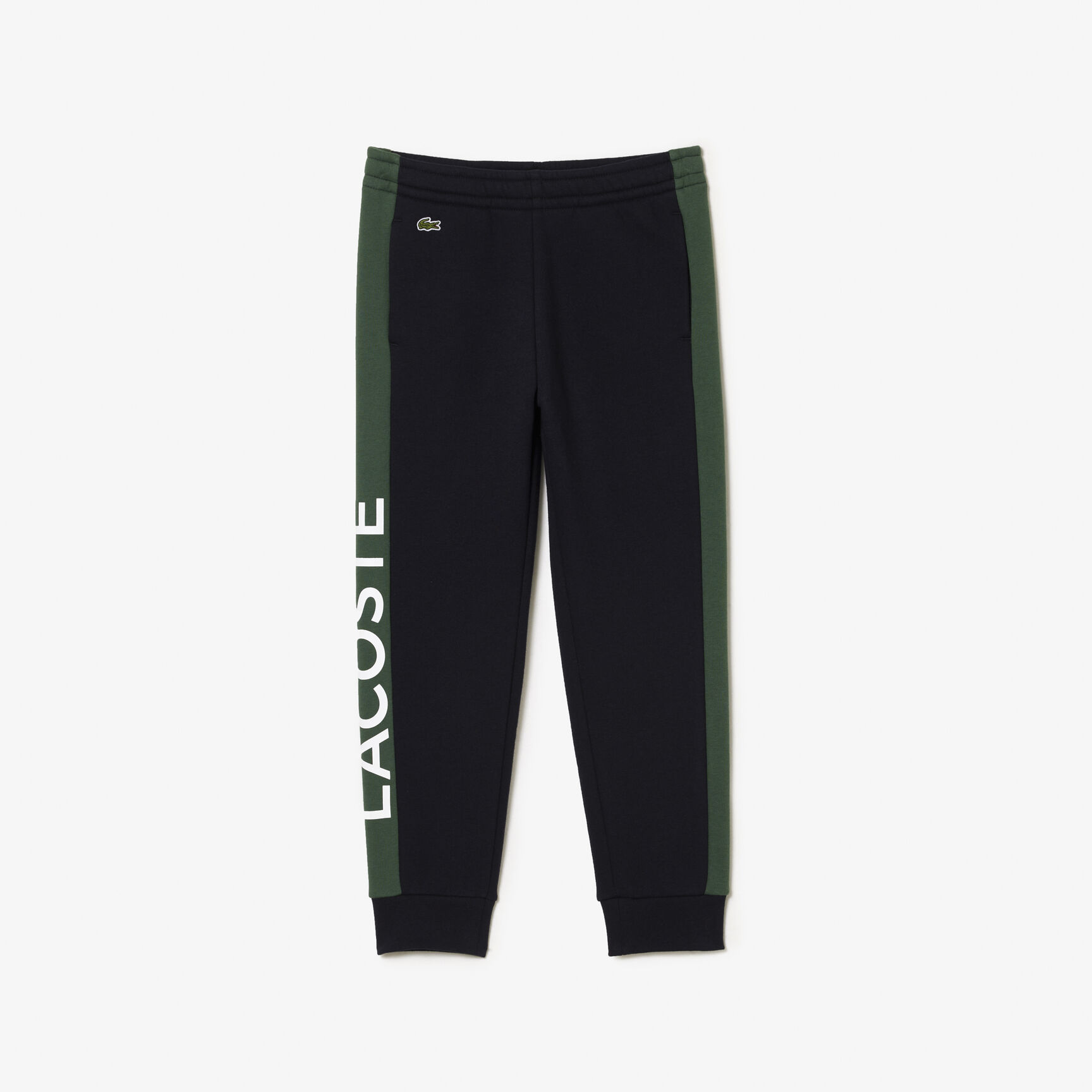 Kids' Lacoste Organic Cotton and Recycled Polyester Track Pants - XJ5327-00-MI7