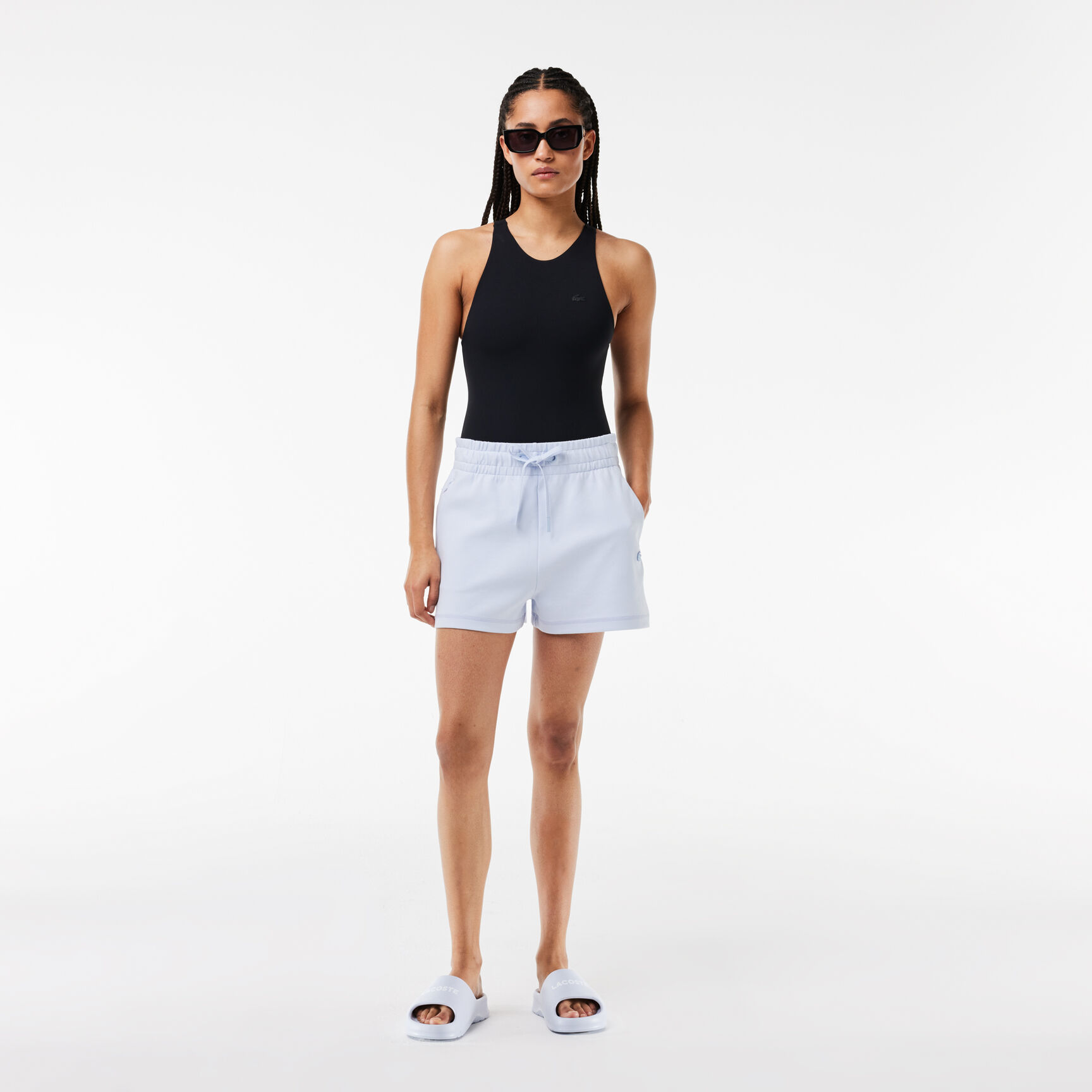 Women's Lacoste One-Piece Recycled Polyamide Swimsuit Women's Lacoste One-Piece Recycled Polyamide Swimsuit - MF5636-00-031