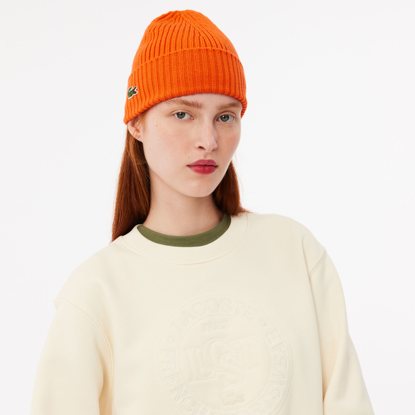 سويت شيرت قطن مطرز Embroidered Cotton Sweatshirt - SF2565-00-XFJ