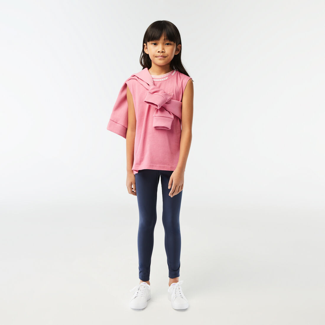 تيشيرت لاكوست بلا أكمام قطن جيرسيه للبنات تيشيرت لاكوست بلا أكمام قطن جيرسيه للبنات