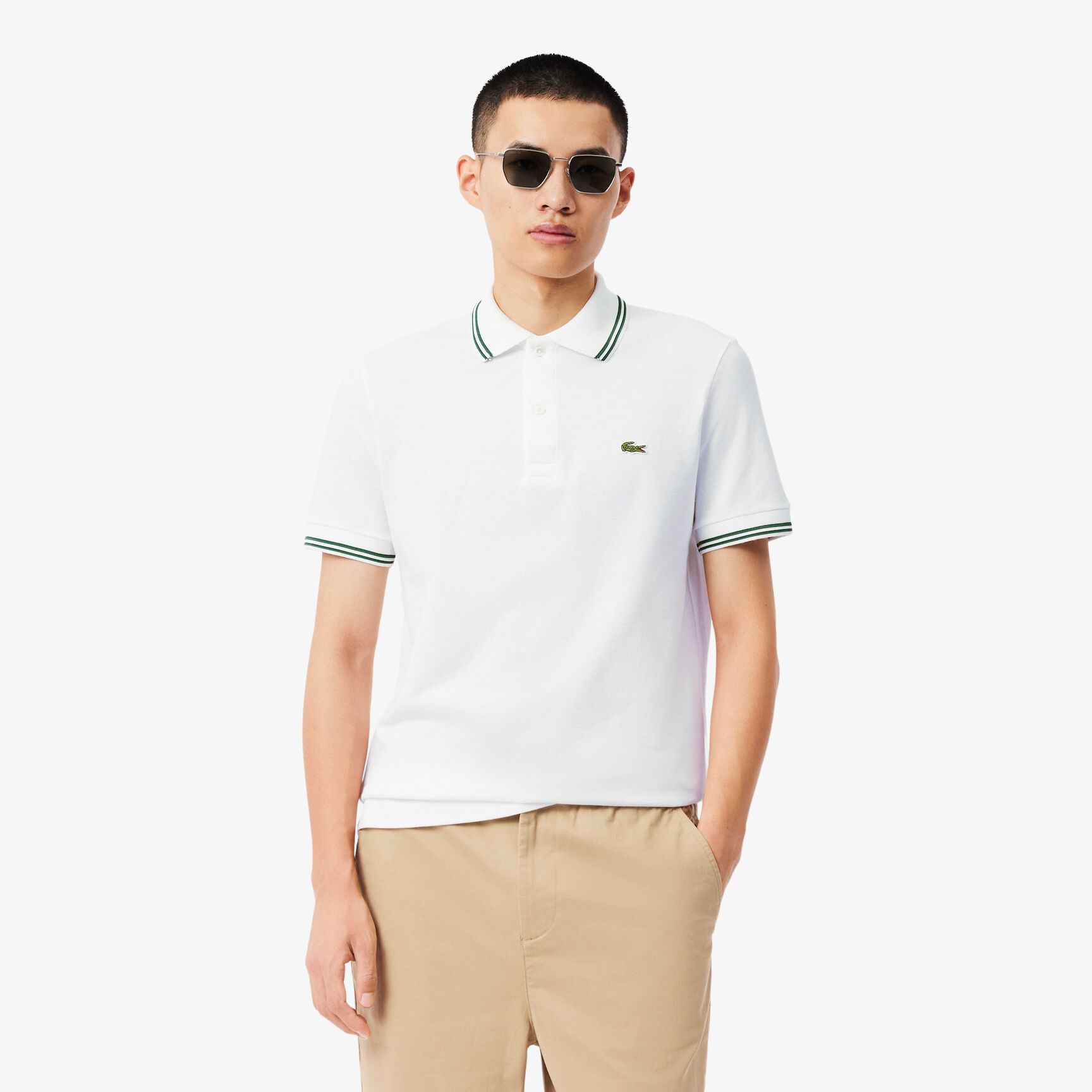 Regular Fit Trim Accent L.12.12 Polo Shirt - PH9875-00-001