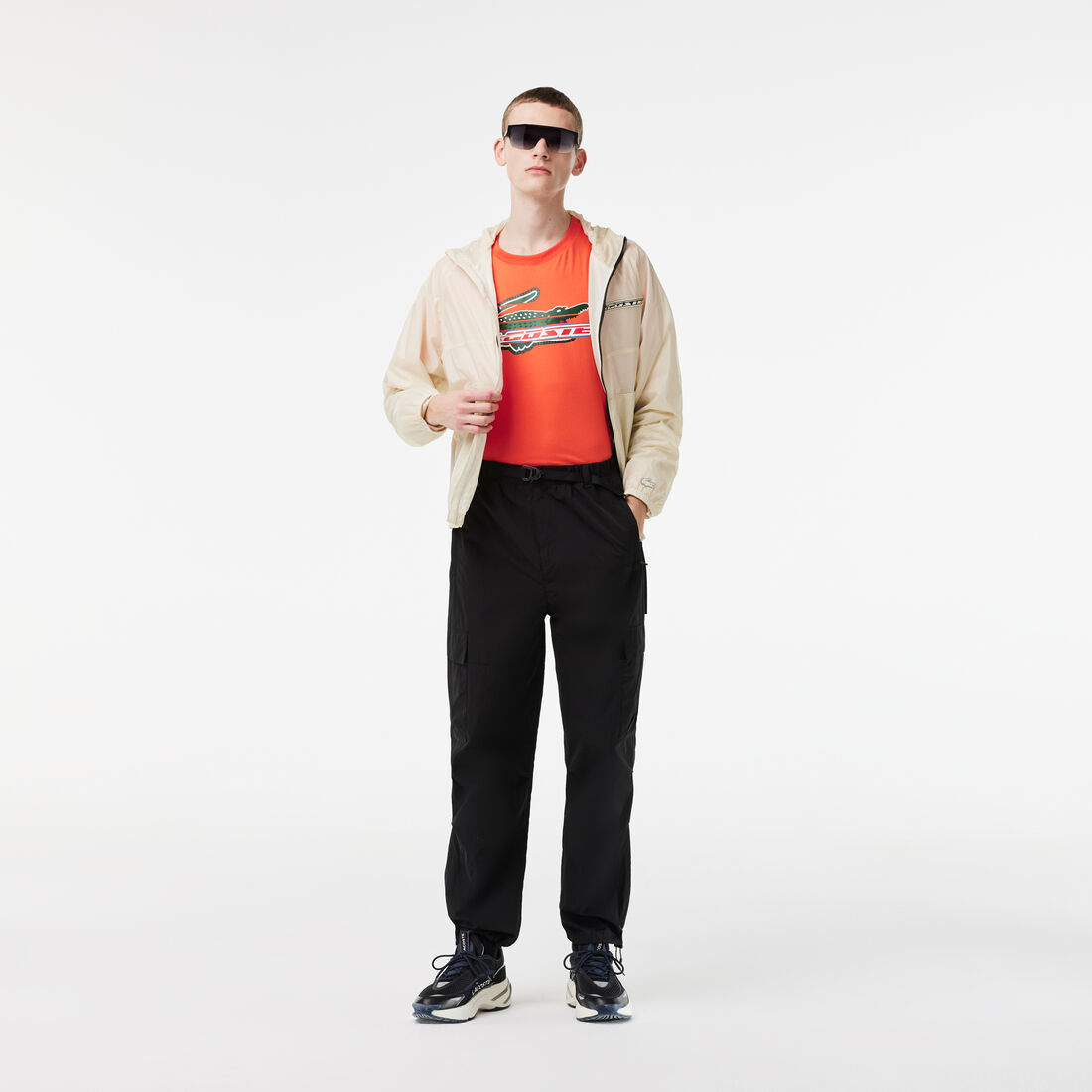 تيشيرت لاكوست قطن عضوي بقصة عادية للرجال مجموعة Lacoste SPORT تيشيرت لاكوست قطن عضوي بقصة عادية للرجال مجموعة Lacoste SPORT