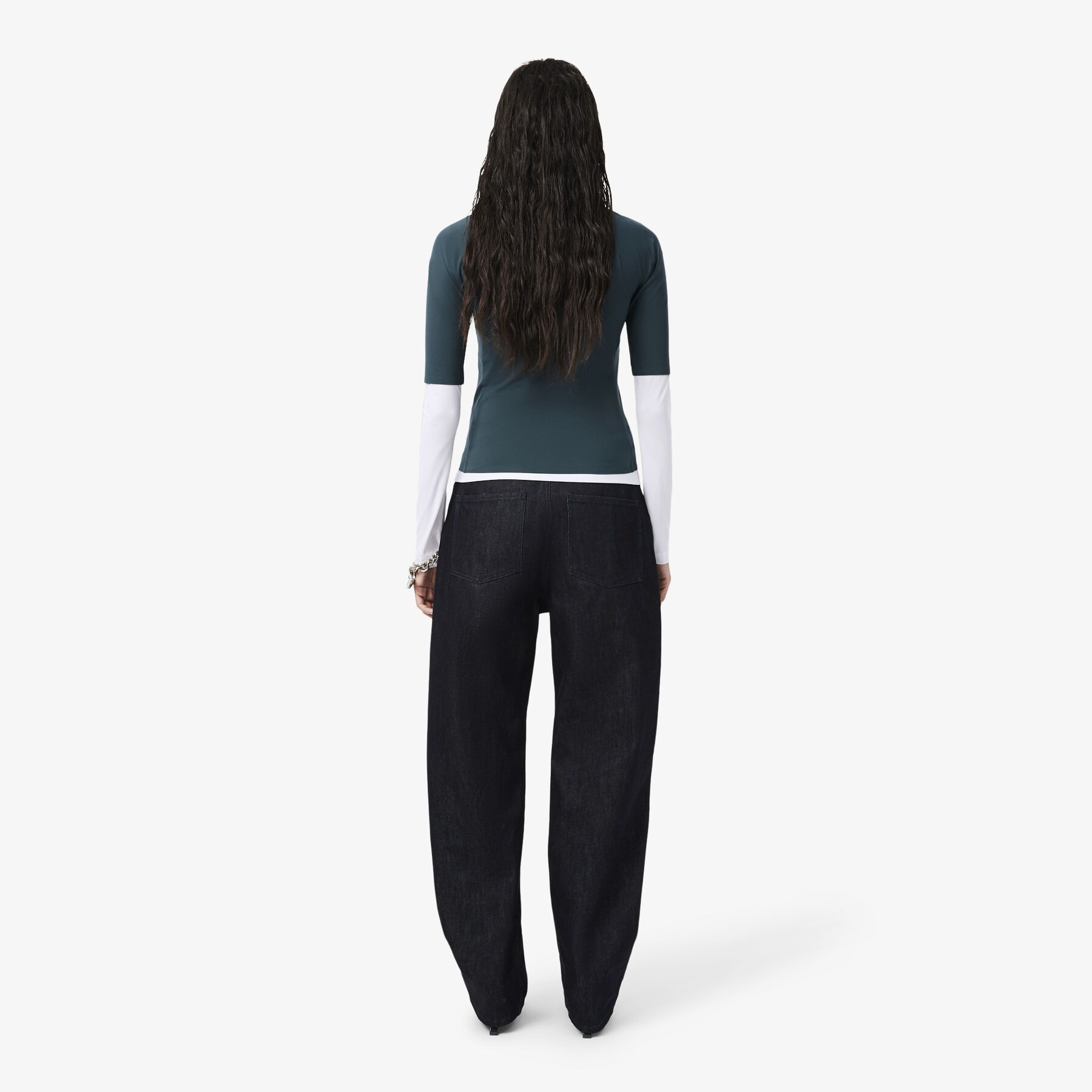 Runway Oversized Indigo Denim Jeans lacoste runway oversized indigo denim jeans