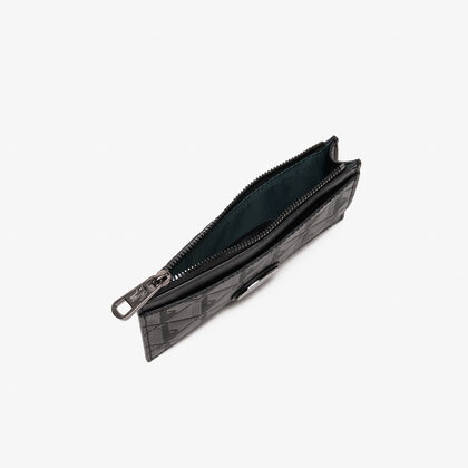 Nomogramme Zipped Leather Card Holder