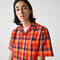 Men's Hawaii Fit Check Cotton Fabric Shirt lacoste men s hawaii fit check cotton fabric shirt